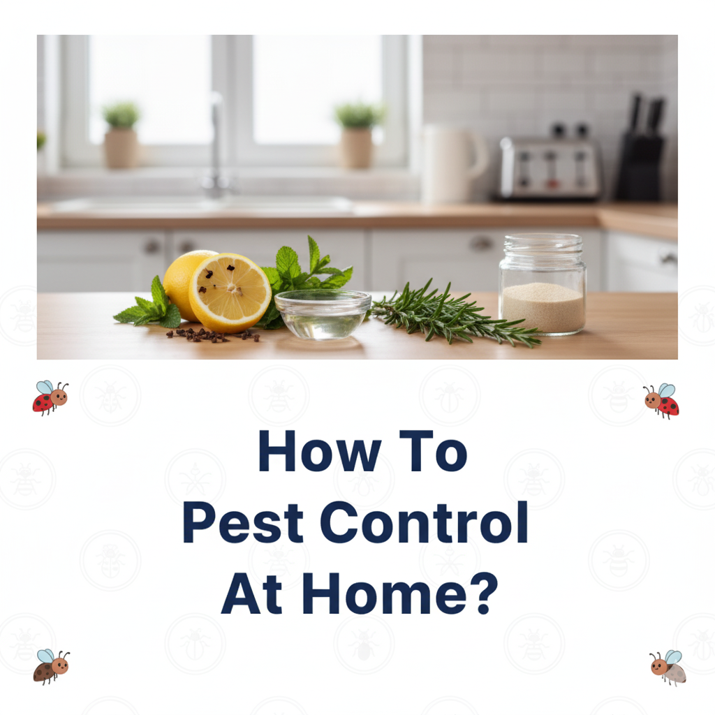 How To Pest Control At Home​?