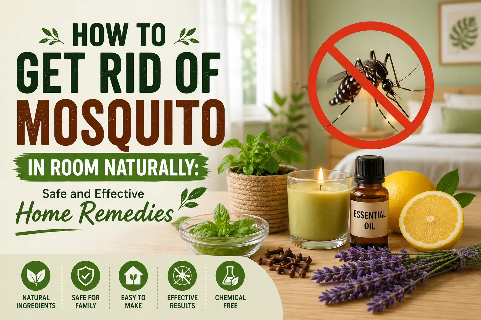 How to Get Rid of Mosquito in Room Naturally